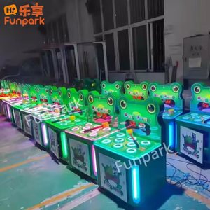 Machine de jeu <span class=keywords><strong>d</strong></span>'arcade durable Whack-a-mole à monnayeur pour enfants, jeu de frappe de grenouille avec garantie de 1 an et retour sur investissement - Product Image 2