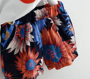 Vêtements pour enfants tendance, ensemble Bebek, short de sport et t-shirts avec logo personnalisé, provenant de la vente en gros de vêtements - Product Image 6