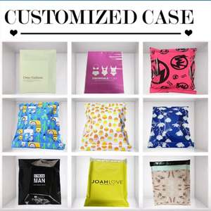 Recyclable Parcel Postage Printed Red Mailing Bag Eco-Friendly Poly Envelope Shipping Bag for Logistics Packaging - Product Image 5