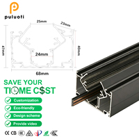 Profilé de rail magnétique en aluminium de qualité supérieure à longue durée de vie 48V pour système de décoration intérieure de plafond de maison, villa et commerce