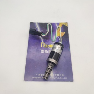 วาล์วขดลวดแม่เหล็กไฟฟ้าสำหรับรถขุด KDRDE5K-20 40C04-109 40C04ปั๊มไฮดรอลิกสัดส่วนนักบินสำหรับ EC210 - Product Image 1