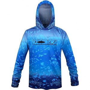 Camiseta de Pesca Profesional Personalizada, Ropa Deportiva Ligera de Manga Larga, Protección Solar UPF50+, Transpirable, de Secado Rápido, con Capucha - Product Image 5