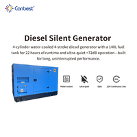 Canbest Panneau d'affichage LED mobile diesel avec autonomie de 22 heures, générateur 20KW inclus, faible consommation de carburant, écran publicitaire