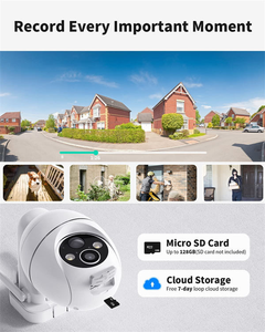 2MP 360-degree Network <strong>IP</strong> PTZ Dome <strong>Camera</strong> with Two-way Audio and <strong>Motion</strong> <strong>Detection</strong> for Security <strong>Camera</strong> - Product Image 5