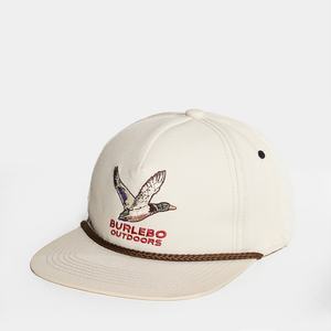 Casquettes personnalisées en coton ripstop semi-structurées avec logo brodé, 5 panneaux, snapback, chapeaux à cordon - Product Image 1