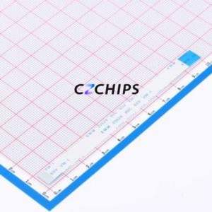 FFC0.5B-13P-100-4-8 FFC Cable (Flexible Flat Cable) P=0.5mm Connector 13P 0.5mm Reverse 10cm - Product Image 1