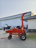 Machine d'ensilage de fourrage à essence de haute qualité grande coupe-paille pour hachoir à foin de vache nouvelle condition
