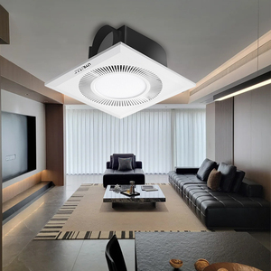 Ventilateur d'extraction <span class=keywords><strong>de</strong></span> plafond pour <span class=keywords><strong>salle</strong></span> <span class=keywords><strong>de</strong></span> <span class=keywords><strong>bain</strong></span> domestique avec éclairage LED, aspiration et ventilation - Product Image 1