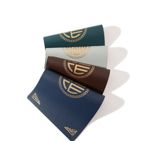Tapis de table de luxe fait main en cuir imperméable à double couche de style chinois, personnalisable, cadeau d'affaires