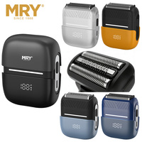 Rasoir électrique de poche MRY, étanche IPX6, sans fil, rechargeable, tondeuse à barbe, rasoir électrique pour hommes