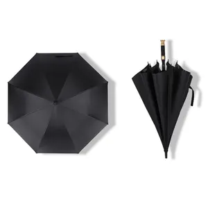 하이 퀄리티 사용자 정의 로고 인쇄 롤스로이스 골프 우산 8k 우산 강한 프레임 방풍 듀얼 사용 파라과