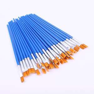 पेंटिंग ब्रश प्लास्टिक हैंडल नायलॉन ऐक्रेलिक पेंट ब्रश बच्चों के लिए सेट - Product Image 3