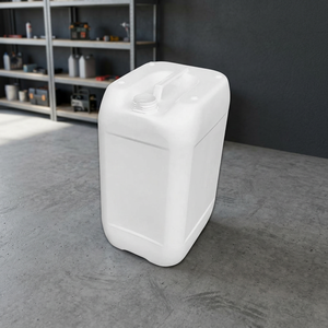 Bidon en plastique épais LAR TN1118 25L en PEHD, empilable, pour contact alimentaire, stockage industriel, eau - Product Image 2