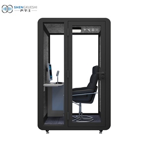 Nhà máy hạt gỗ cách âm Pod Acoustic điện thoại gian hàng tiếng ồn cách ly cabin làm việc cách âm phòng họp văn phòng Pods - Product Image 3