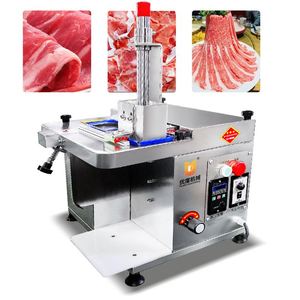 เครื่องหั่นเนื้อแช่แข็งเครื่องตัดเนื้อสแตนเลส220V สภาพใหม่สำหรับร้านอาหารในเชิงพาณิชย์ - Product Image 5