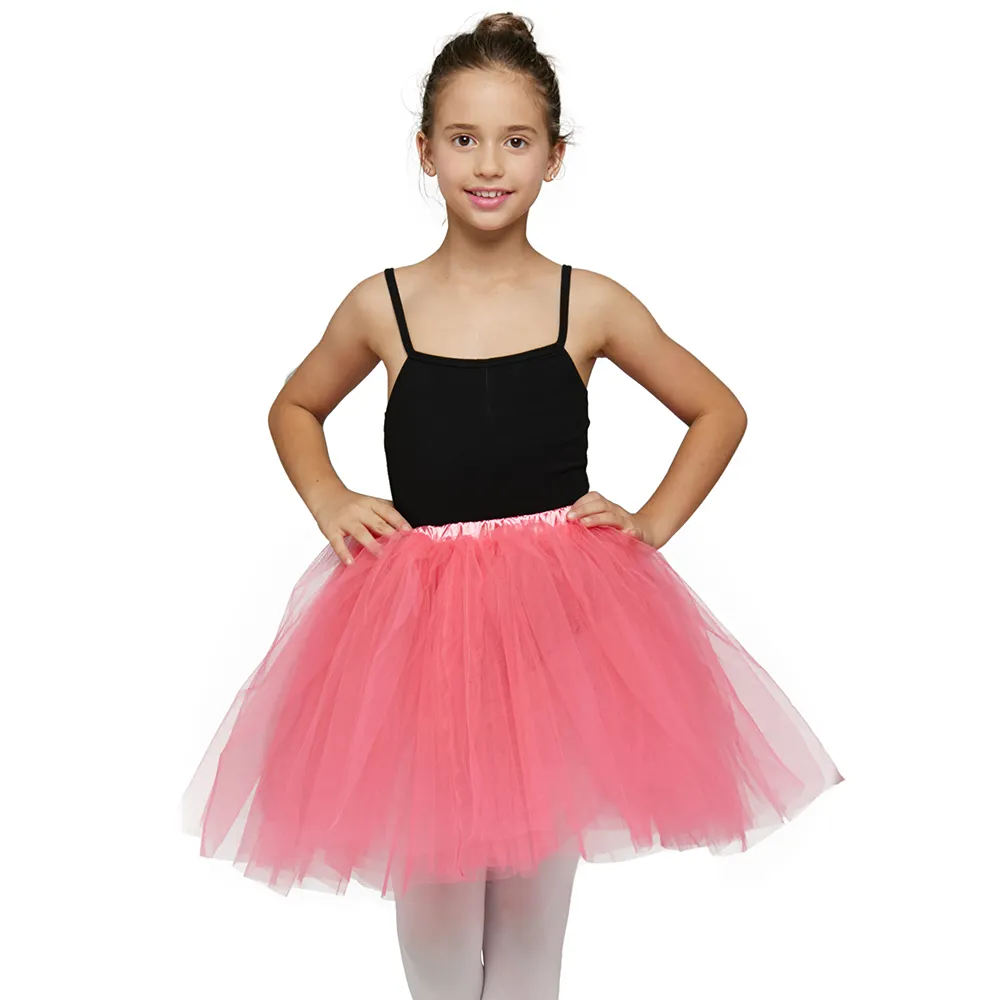 卸売バレエダンス女の子チュチュドレス子供衣装バレエ女の子ふくらんでいる長いチュチュドレス女の子スカートチュチュドレス