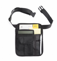 Restaurant Serveur Taille Argent Pochette Sac Restaurant Tablier Sac avec Ceinture Réglable Check Holder Outil Taille Sac Pour Bars Cafés