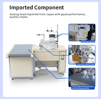 EISENKO RD-PFJ100 Kleine, neuwertige, flexible Vorhangsaummaschine mit Kettenstichbildung, Flachbett-Automatik und Mehrfadenfunktion