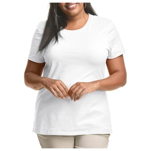 เสื้อยืดคอกลมโอเวอร์ไซส์ผ้าฝ้าย 100% คุณภาพสูง แบบถัก สำหรับผู้ชายและผู้หญิง ไซส์พลัส แขนสั้น รับสกรีนโลโก้ ODM ขายส่ง - Product Image 4