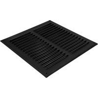 Grille de ventilation carrée en alliage d'aluminium pour mur extérieur, dissipation de chaleur, résistante au vent et à la pluie