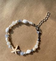 Bracelet en perles de turquoise naturelle et coquillages, bijoux de mode pour femmes, vente en gros