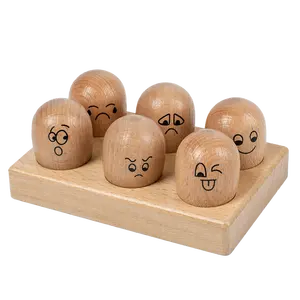 Custom simulation kitchen food children pretend to play with wooden egg toy set educational Montessori sensory toys for ages 3