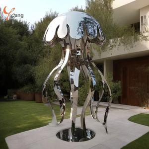 Arte moderno al aire libre estatuas <span class=keywords><strong>de</strong></span> animales <span class=keywords><strong>de</strong></span> Metal fábrica personalizada pulida a mano esculturas <span class=keywords><strong>de</strong></span> medusas <span class=keywords><strong>de</strong></span> acero inoxidable artesanías <span class=keywords><strong>de</strong></span> Metal - Product Image 6