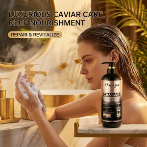 Shampoo nourrissant à la kératine et au collagène Caviar 750ml en flacon pompe pour adultes, prévention de la perte de cheveux, vente en gros OEM ODM personnalisée - Product Image 5