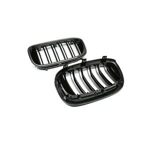 Parachoques delantero de fibra de carbono, parrilla de doble línea para <span class=keywords><strong>BMW</strong></span> <span class=keywords><strong>X4</strong></span> G02 <span class=keywords><strong>M40i</strong></span> 2018-21 - Product Image 3