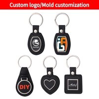 Porte-clés vierge en cuir pour sublimation, accessoires pour porte-clés photo, porte-clés