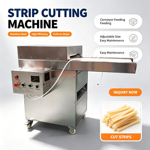 High Speed Automatic Adjustable Thickness Steel Blade Cooked <strong>Meat</strong> Slicing Machine 300-500kg/h Capacity - Product Image 1