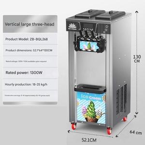 Machine à rouleaux de crème glacée commerciale, machines à crème glacée enroulée automatiques, machine à crème glacée industrielle pour les boutiques et les restaurants - Product Image 1