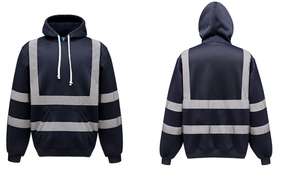 Bombardier à la chaux réfléchissant haute visibilité doublure matelassée vestes d'hiver construction temps froid manteaux imperméables vêtements - Product Image 4