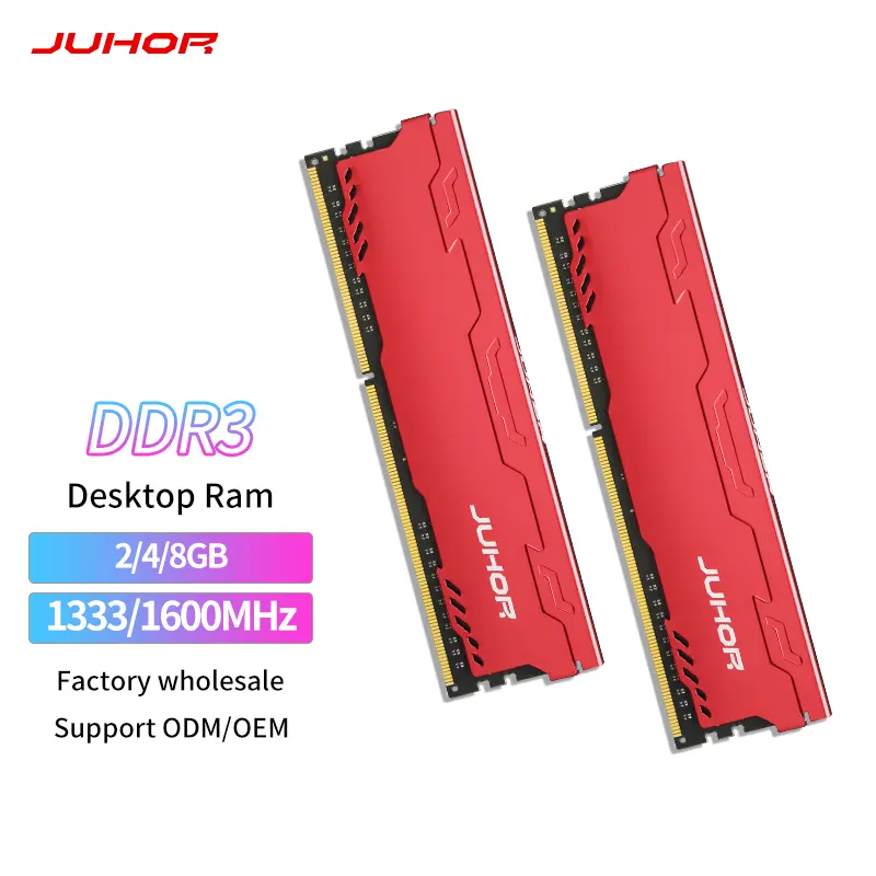 Juhor DDR3 8gb Ram Desktop Type Ddr3 4GB 1600mhz Udimm Pc Ram Memory Compatible with All Motherboard Rams