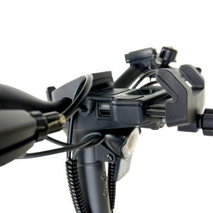 Hikerboy Foxtrot Plus, moteur 500W, cadre en aluminium pliable, étanche IPX5, suspension avant urbaine, freins à disque, Foxtrot Plus - Product Image 3
