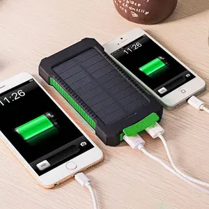 Nouvelle puissance mobile solaire 100000mAh boussole extérieure ceinture étanche charge sans fil banque de puissance multifonctionnelle super rapide