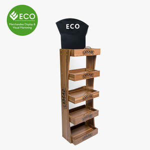 Unidad de exhibición de madera de piso de cuatro neumáticos para la promoción de la cerveza usada en el centro comercial - Product Image 1