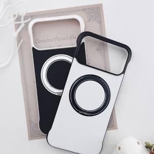 Para 17 Pro Max magnético giratorio 360 grados cero detección plegable diseño de negocios funda de teléfono móvil con agarre de teléfono - Product Image 3