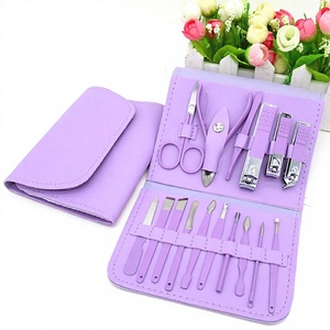 DANTRIC IMPLANTS 12pcs Stainless Steel Luxurious Professional <b>Manicure</b> Nail <b>Kit</b> with 5-in-1 Nail Clipper Tools in Color Box - Product Image 5