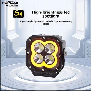 Đèn chiếu sáng đường siêu sáng S4 với Đèn chạy ban ngày, đèn chiếu xe off-road, đèn led cản trước một trụ - Product Image 2