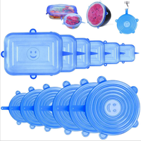Couvre-aliments en silicone extensible de différentes couleurs, transparents, rectangulaires, sans BPA, anti-fuite, sûrs pour les aliments frais, réutilisables