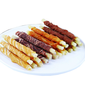 OEM Pet Snacks Bully Sticks Limpieza de dientes Sabor natural Beefhide Roll Dog Chew Treat - Product Image 4