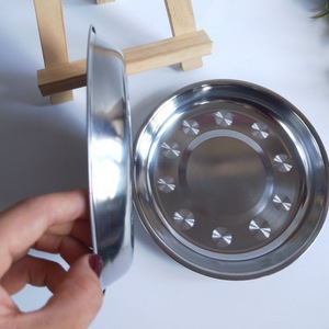 Platos y Cuencos de Imitación de Acero Inoxidable de 16 cm, Recipientes Grandes para Verduras, Uso en Hoteles, Color Sólido - Product Image 1