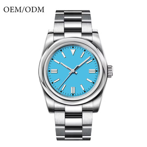 Reloj de Acero Inoxidable con Movimiento de Cuarzo de Lujo y Logotipo Personalizado para Hombre y Mujer, Resistente al Agua, con Cronógrafo, Fabricación OEM/ODM en China - Product Image 1