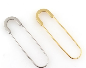 Nouvelle tendance <span class=keywords><strong>grande</strong></span> <span class=keywords><strong>taille</strong></span> châle vêtements broche sécurité or broches pour femmes plaqué acier inoxydable <span class=keywords><strong>épingle</strong></span>s de sûreté broche accessoires - Product Image 3
