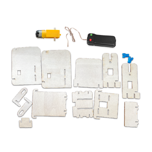 Kit d'expérimentation scientifique : Poubelle en bois faite à la main avec circuit éducatif et contrôle manuel – Matériel pédagogique pour enfants - Product Image 3
