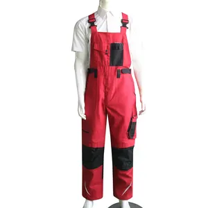 Celana Bib Pakaian Kerja untuk Pria, Celana Bib Baru Disesuaikan untuk Pria Pakaian Kerja untuk Dewasa Tahan Lama Uniseks