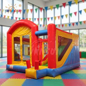 Castillo Inflable Comercial Combinado con Trampolín, de PVC, con Certificación CE, Tamaño Personalizado, Castillos Inflables para Niños - Product Image 1