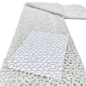<span class=keywords><strong>Tela</strong></span> de <span class=keywords><strong>Tul</strong></span> Francés de Alta Calidad, Transpirable, Bordada, con Lentejuelas, para Vestidos de Novia y Fiesta - Product Image 2
