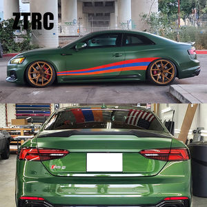 สปอยเลอร์หลังคาร์บอนไฟเบอร์แท้ทรง M4 สำหรับ A5 S5 RS5 B9 B9.5 Coupe 2 ประตู ปี 2017-2024 - Product Image 2